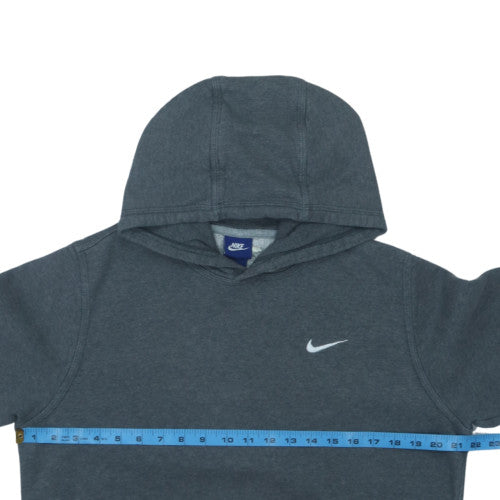 Nike Men’s Grey Pullover Hoodie Size M Fleece Lined Sportswear