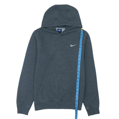 Nike Men’s Grey Pullover Hoodie Size M Fleece Lined Sportswear