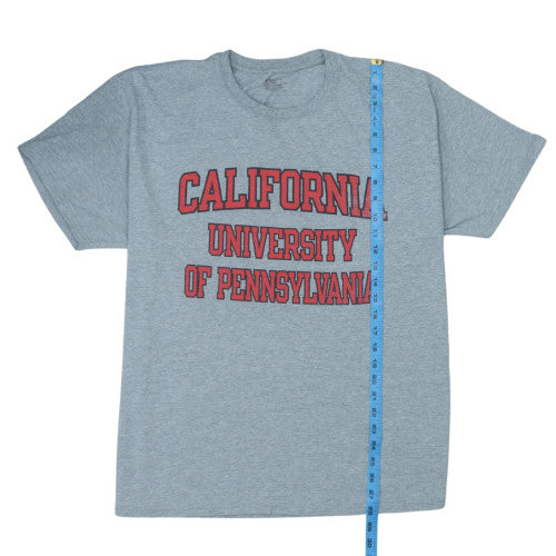Champion Men's Grey California University Graphic T-Shirt XL
