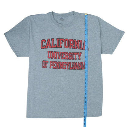 Champion Men's Grey California University Graphic T-Shirt XL