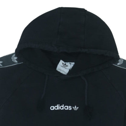Adidas Men's Black Pullover Hoodie Medium Fleece Sportswear