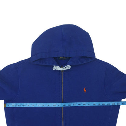 Ralph Lauren Men's Blue Full Zip Hoodie Size L