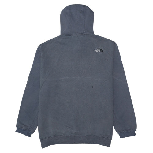 The North Face Men's Grey 2XL Pullover Hoodie - Outdoor Cotton Sweatshirt