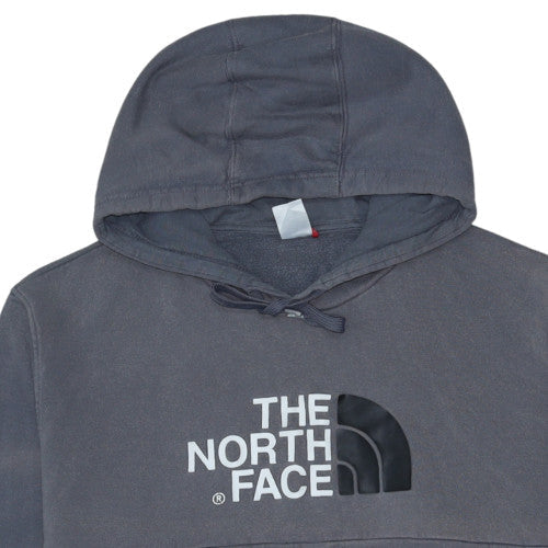 The North Face Men's Grey 2XL Pullover Hoodie - Outdoor Cotton Sweatshirt