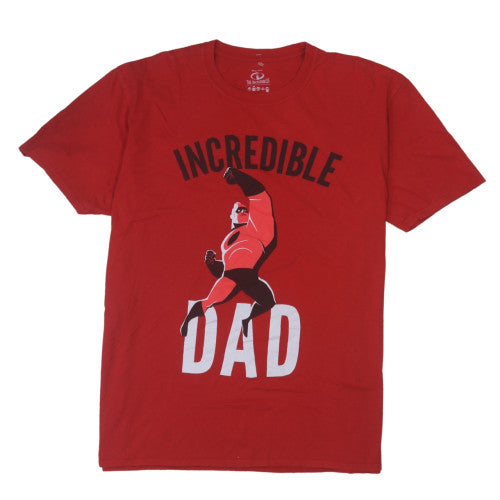 Disney Pixar The Incredibles Red Incredible Dad T-Shirt XL Mens