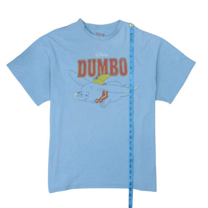 Disney Dumbo Blue Crew Neck Cotton Men's XL T-Shirt