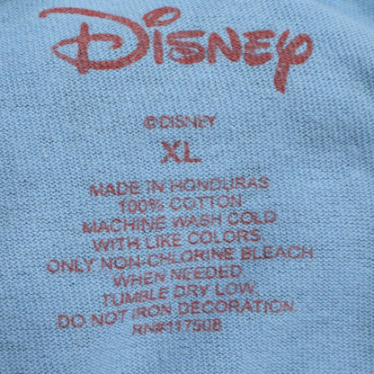Disney Dumbo Blue Crew Neck Cotton Men's XL T-Shirt