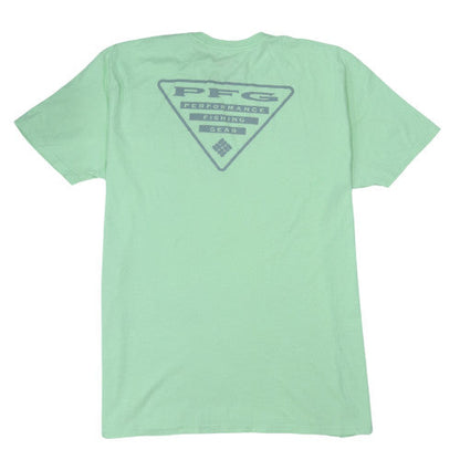 Columbia Men's Green 2XL Outdoor PFG Graphic Cotton T-Shirt