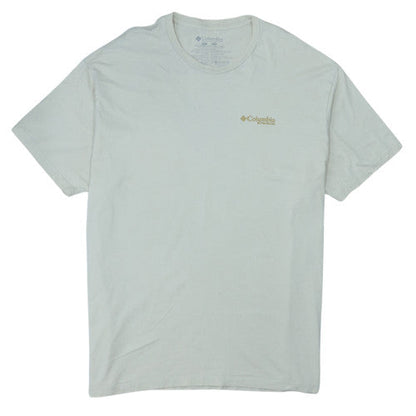 Columbia Men's White PHG Graphic Cotton T-Shirt Size L