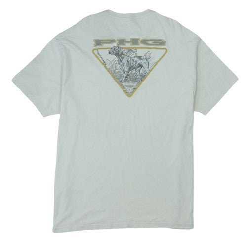 Columbia Men's White PHG Graphic Cotton T-Shirt Size L