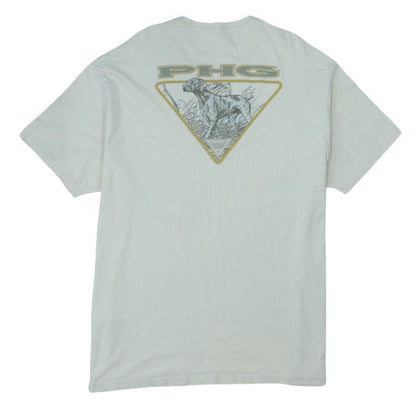 Columbia Men's White PHG Graphic Cotton T-Shirt Size L