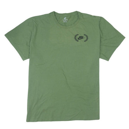 Nike Men's Green XXL Graphic Crew Neck Cotton T-Shirt