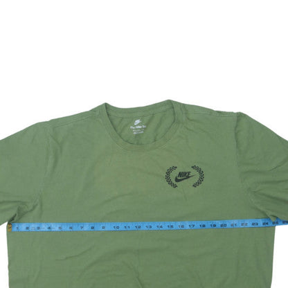 Nike Men's Green XXL Graphic Crew Neck Cotton T-Shirt