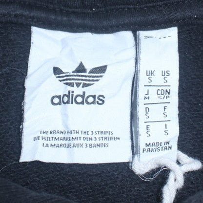 Adidas Men's Black Pullover Hoodie Size M Graphic Print Casual Sweatshirt