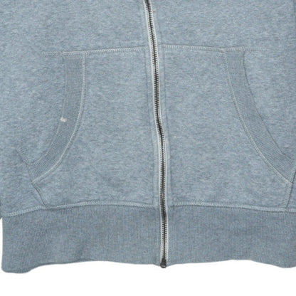 Converse Men’s Grey Full Zip Hoodie M Regular Fit All Star Logo