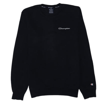 Champion Men's Black Medium Crew Neck Pullover Sweatshirt