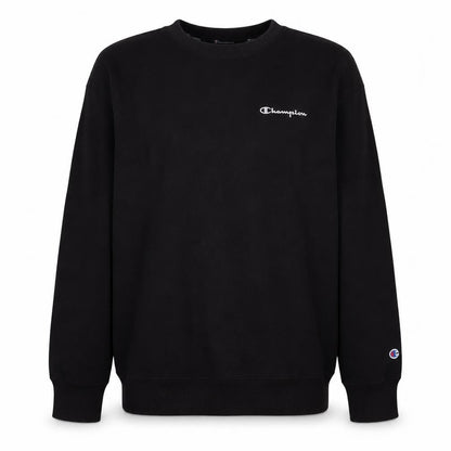 Champion Men's Black Medium Crew Neck Pullover Sweatshirt