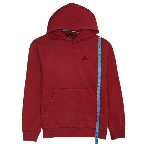 Nike Air Jordan Red Men's Pullover Hoodie Size L Regular Fit