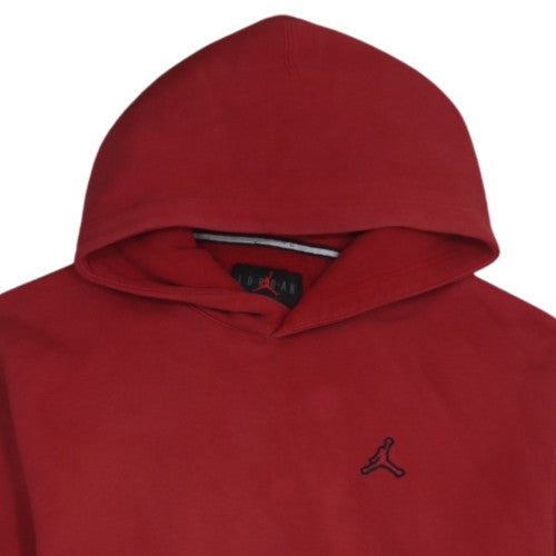 Nike Air Jordan Red Men's Pullover Hoodie Size L Regular Fit