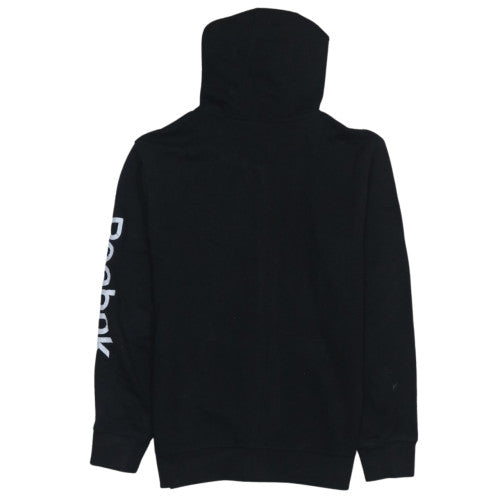 Reebok Teens Black Full Zip Hoodie 164 Regular Fit Sportswear