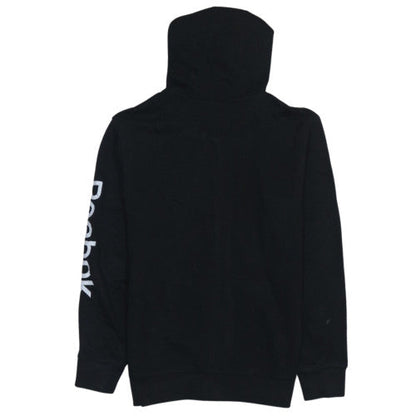 Reebok Teens Black Full Zip Hoodie 164 Regular Fit Sportswear