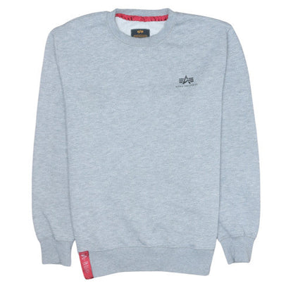 Alpha Industries Men's Grey Crew Neck Sweatshirt M Regular Fit