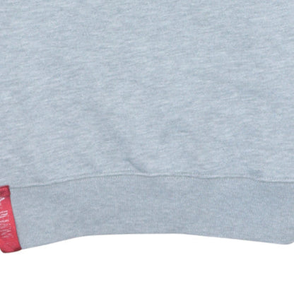 Alpha Industries Men's Grey Crew Neck Sweatshirt M Regular Fit