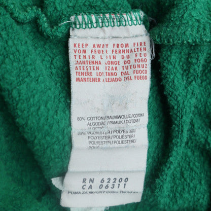 Puma Men’s Green Rugby IRFU Hoodie M Pullover Fleece Sweatshirt