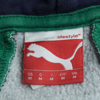 Puma Men’s Green Rugby IRFU Hoodie M Pullover Fleece Sweatshirt
