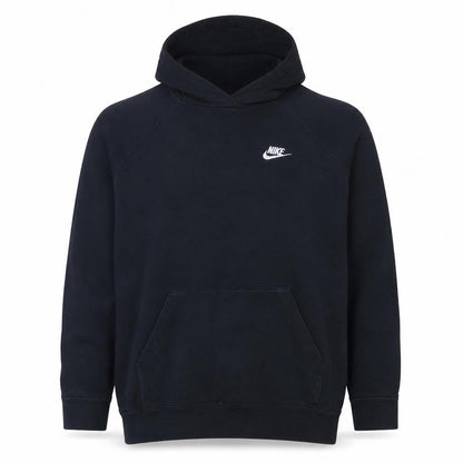 Nike Men's Black Pullover Hoodie L Fleece Sportswear Sweatshirt