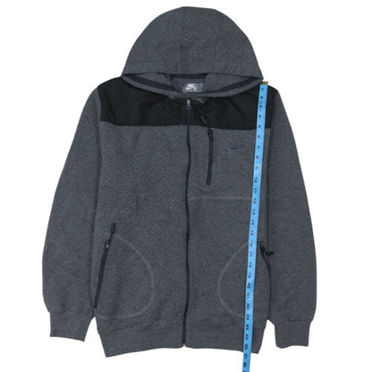 Nike SB Womens Grey Full Zip Hoodie XXL - Hooded Fleece Sweatshirt
