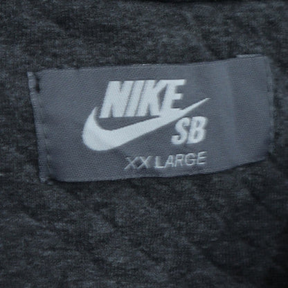 Nike SB Womens Grey Full Zip Hoodie XXL - Hooded Fleece Sweatshirt