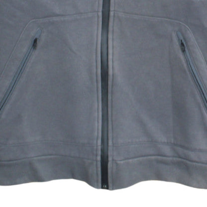 Adidas Mens Grey Full Zip Hoodie Size M Sports Fleece Sweatshirt