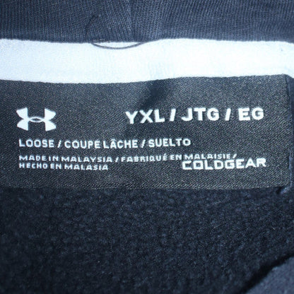 Under Armour Boys Black XL (158-170 cm) Pullover Hoodie ColdGear