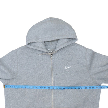 Nike Mens Grey Full Zip Hoodie XL - Sportswear Classic