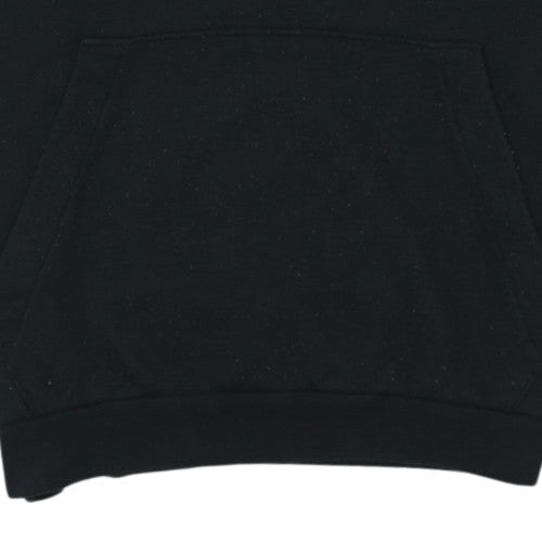 Adidas Men’s Black Pullover Hoodie L Logo Fleece Sportswear