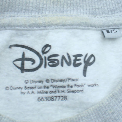 Disney Women Grey Mickey Mouse Pullover Sweatshirt S