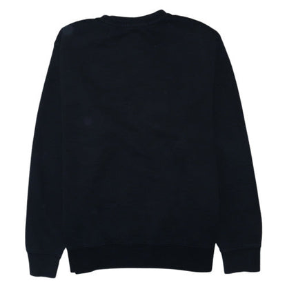 Nike Men's Black Crew Neck Sweatshirt Cotton Blend Pullover M