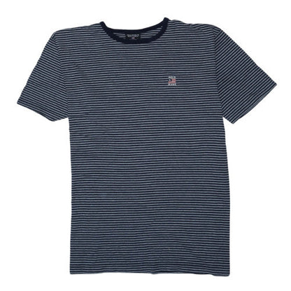 Ralph Lauren Polo Jeans Men's Navy Striped Cotton T-Shirt Size L