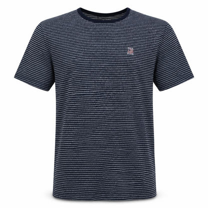 Ralph Lauren Polo Jeans Men's Navy Striped Cotton T-Shirt Size L