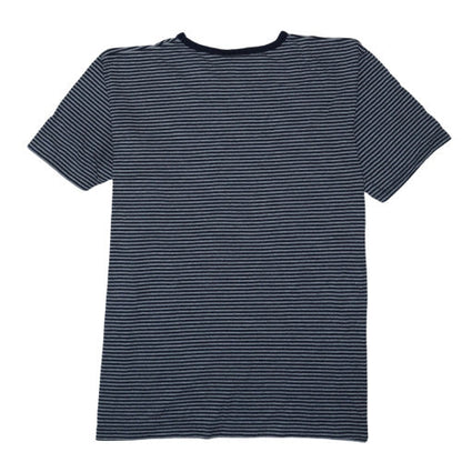 Ralph Lauren Polo Jeans Men's Navy Striped Cotton T-Shirt Size L