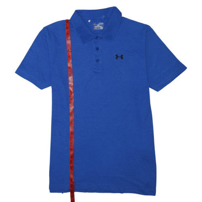 Under Armour Men's Blue HeatGear Polo Shirt XL Loose Fit