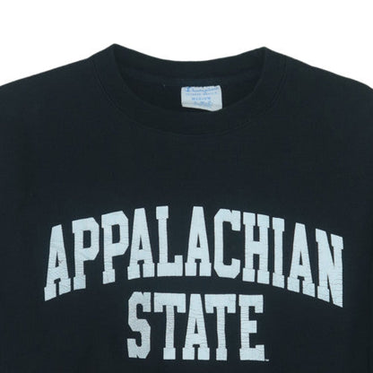 Champion Men's Black Medium Pullover Sweatshirt Appalachian State