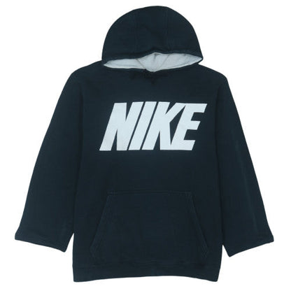 Nike Mens Black XL Pullover Hoodie with Large Logo