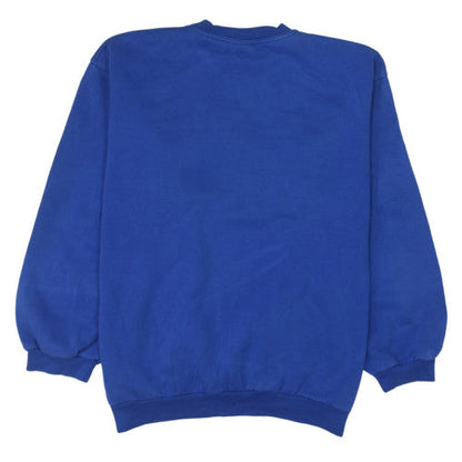 Calvin Klein Jeans Men's Blue XXL Crew Neck Sweatshirt Logo Embroidered