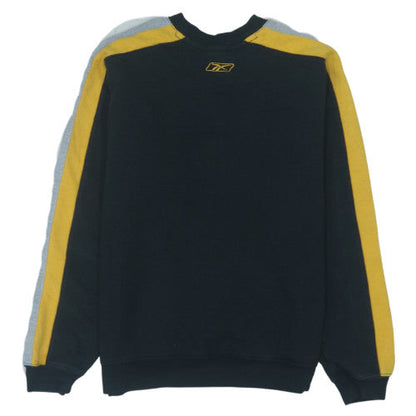 Reebok NFL Pittsburgh Steelers Boys Black Yellow Large Sweatshirt