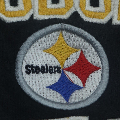 Reebok NFL Pittsburgh Steelers Boys Black Yellow Large Sweatshirt