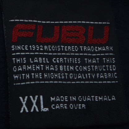 FUBU Mens Blue 2XL Pullover Sweatshirt 90s Graphic Logo Vintage