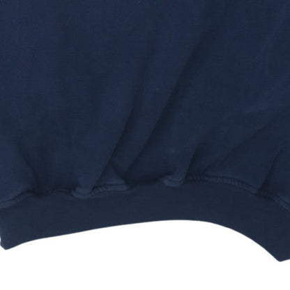 FUBU Mens Blue 2XL Pullover Sweatshirt 90s Graphic Logo Vintage