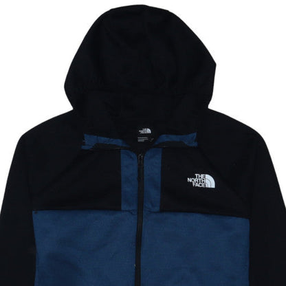The North Face Mens Blue Full Zip Hoodie Size L Outdoor Fleece